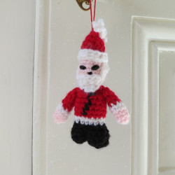 Mini Père Noël à suspendre