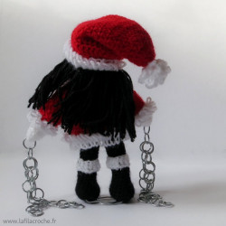 Poupée d'art Blackeux de Noël.