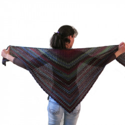 Châle triangle Half Granny