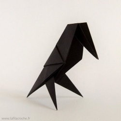 Corbeau en origami