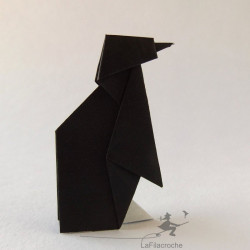 Pingouin en origami