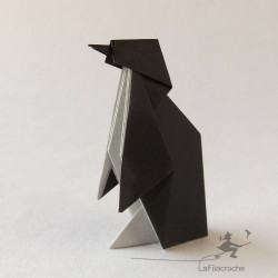 Pingouin en papier plié