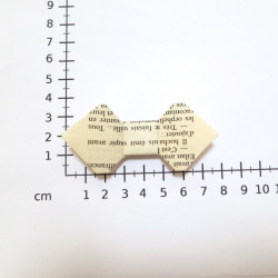 Noeuds origami en papier de livre