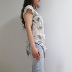 Tunique col V et pointe