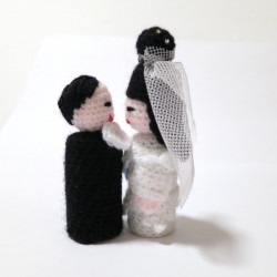 Poupées d'art Les Mariés.