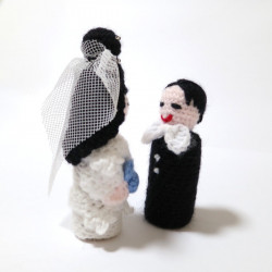 Poupées d'art Les Mariés.