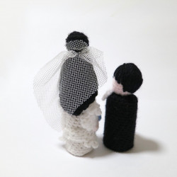 Poupées d'art Les Mariés.