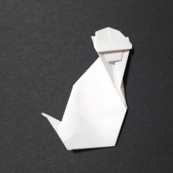 Singe origami