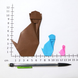 Singe origami