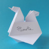 Marque-place Poule en origami