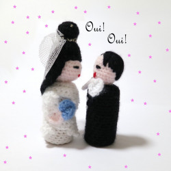 Poupées d'art Les Mariés.