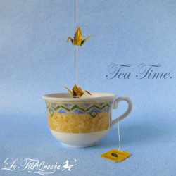 Guirlande de mini grues: Tea Time.