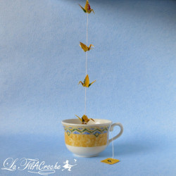 Guirlande de mini grues: Tea Time.