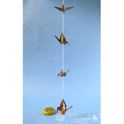 Guirlande de mini grues: Ale et Luia.