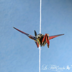 Guirlande de mini grues: Ale et Luia.