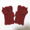 Mitaines au crochet Terre Cuite