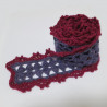 Echarpe au crochet bicolore: Sylphe