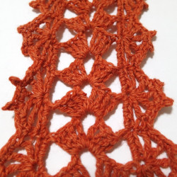 Echarpe au crochet La laine en dentelle