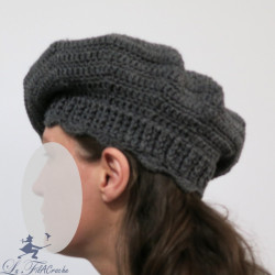 Béret élégant au crochet