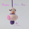 Guirlande d'oiseaux au crochet: Rosalie