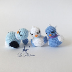 Guirlande oiseaux au crochet: Léon