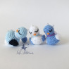 Guirlande oiseaux au crochet: Léon