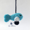 Guirlande pour bébé poissons au crochet Poséidon