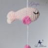 Guirlande pour bébé au crochet poissons: Téthys