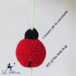 Guirlande de coccinelles cadeau naissance bébé