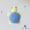 Guirlande de Tortues bleues au crochet