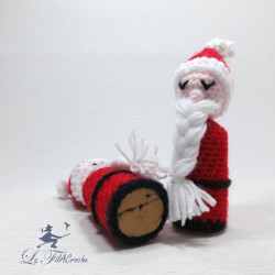 Père Noël au crochet amigurumi