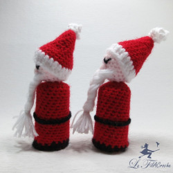 Père Noël au crochet amigurumi