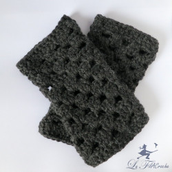 Mitaines au point granny.