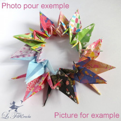 Grues origami  Yuzen
