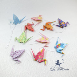 Guirlande de grues Yuzen