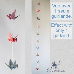 Guirlande de grues Yuzen