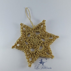 Etoile de Noël au crochet