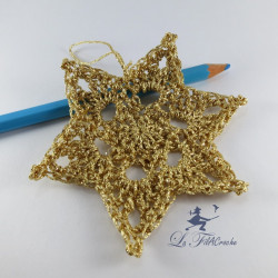 Etoile de Noël au crochet
