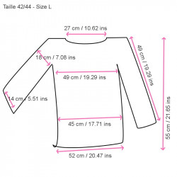 Pull au crochet taille 42/44