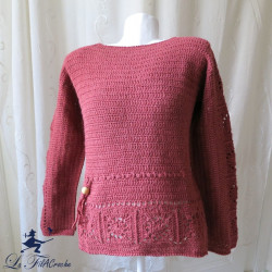 Pull au crochet taille 42/44