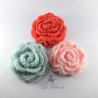 Aimants fleurs au crochet