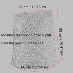 Poncho Cape au crochet