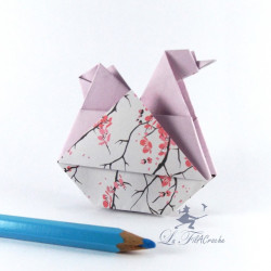 Poules de Pâques en origami