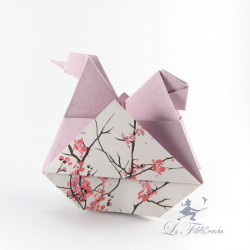 Poules de Pâques en origami