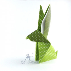 Lapins de Pâques en origami