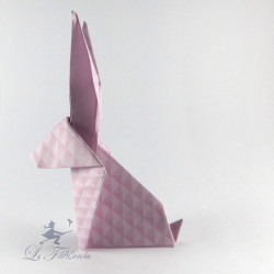 Lapins de Pâques en origami