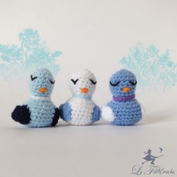 Oiseaux décoratifs au crochet