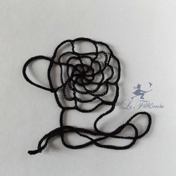 Mitaine gothique toile d'araignée