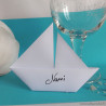 Marque-place voilier origami