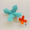 Fleurs de bleuet en origami